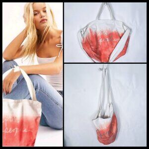 NEW Free People Ombre Dip Dyed Cotton Bag